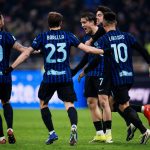 意甲联赛 泽林斯基在补时阶段打入制胜球，帮助国米锁定胜局。