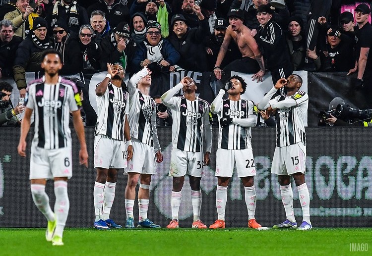 ဂျူဗင်တပ်စ် ကတော့ ချန်ပီယံလိဂ် လိဂ်အဆင့် နောက်ဆုံး ပွဲမှာ မိုနာကိုနဲ့ ဂိုးမရှိသရေကျခဲ့ပြီး ရမှတ် ၁၃ မှတ်နဲ့ အဆင့် ၁၃ နေရာမှာ ရပ်တည်ကာ ပလေးအော့ဖ် အဆင့်ကို တက်လာခဲ့တာပါ။