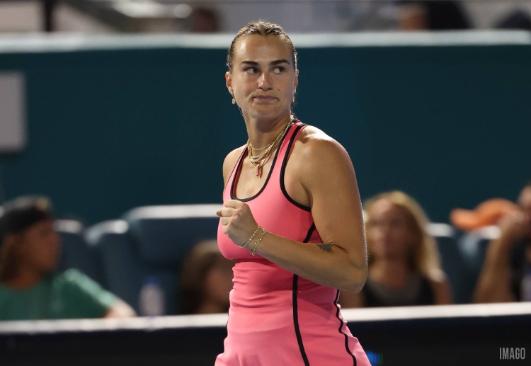 For the second consecutive year, Aryna Sabalenka has reached the Miami Open semi-finals