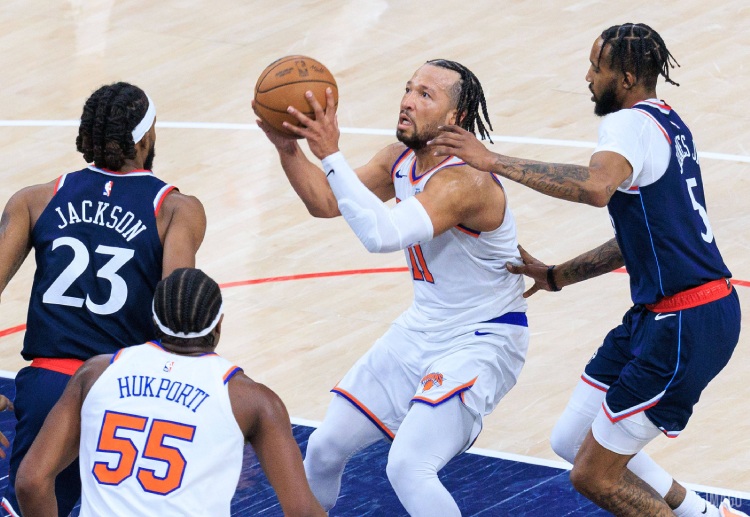 Can Jalen Brunson maintain his shooting form in the NBA Playoffs and lead the Knicks to a win against the Hawks?